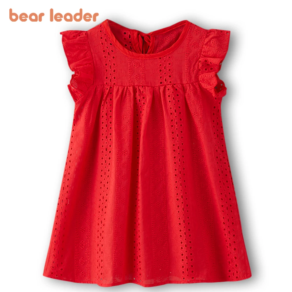 Summer Line Clothing Brand - Gaun anak Perempuan pemimpin beruang gaun