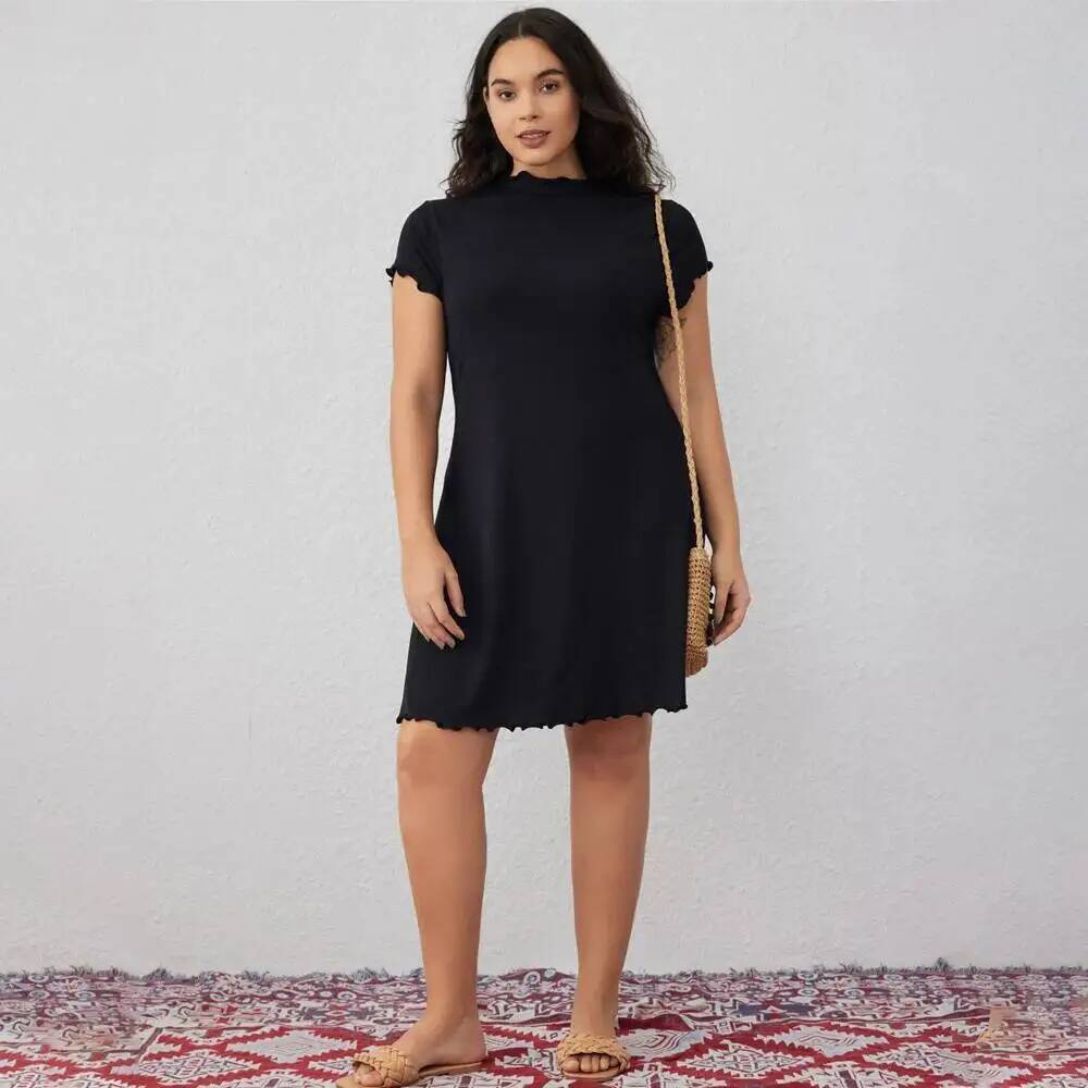 Summer Clothing New Look - Pakaian Wanita Baru Gaun Rajut Lengan