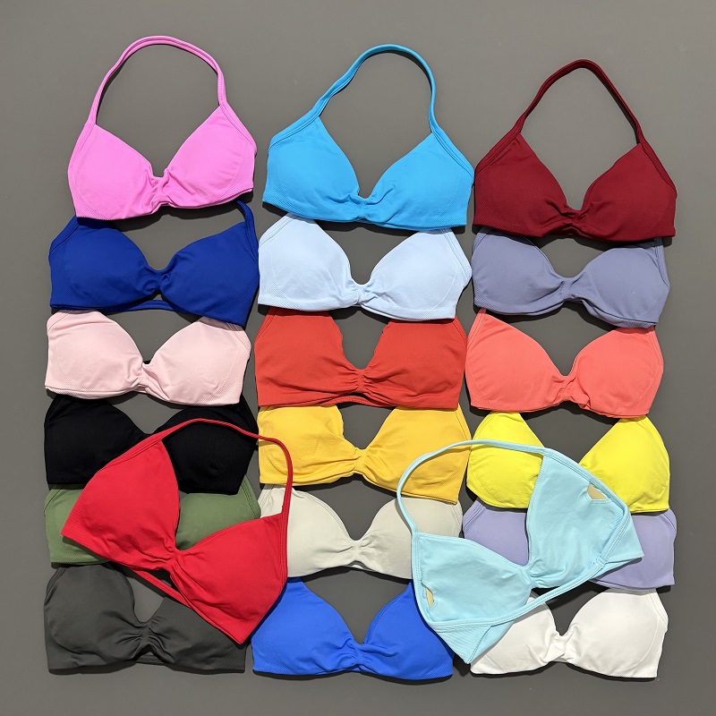 Halter Neck Top - Bra Olahraga Tanpa Tali Pakaian Dalam