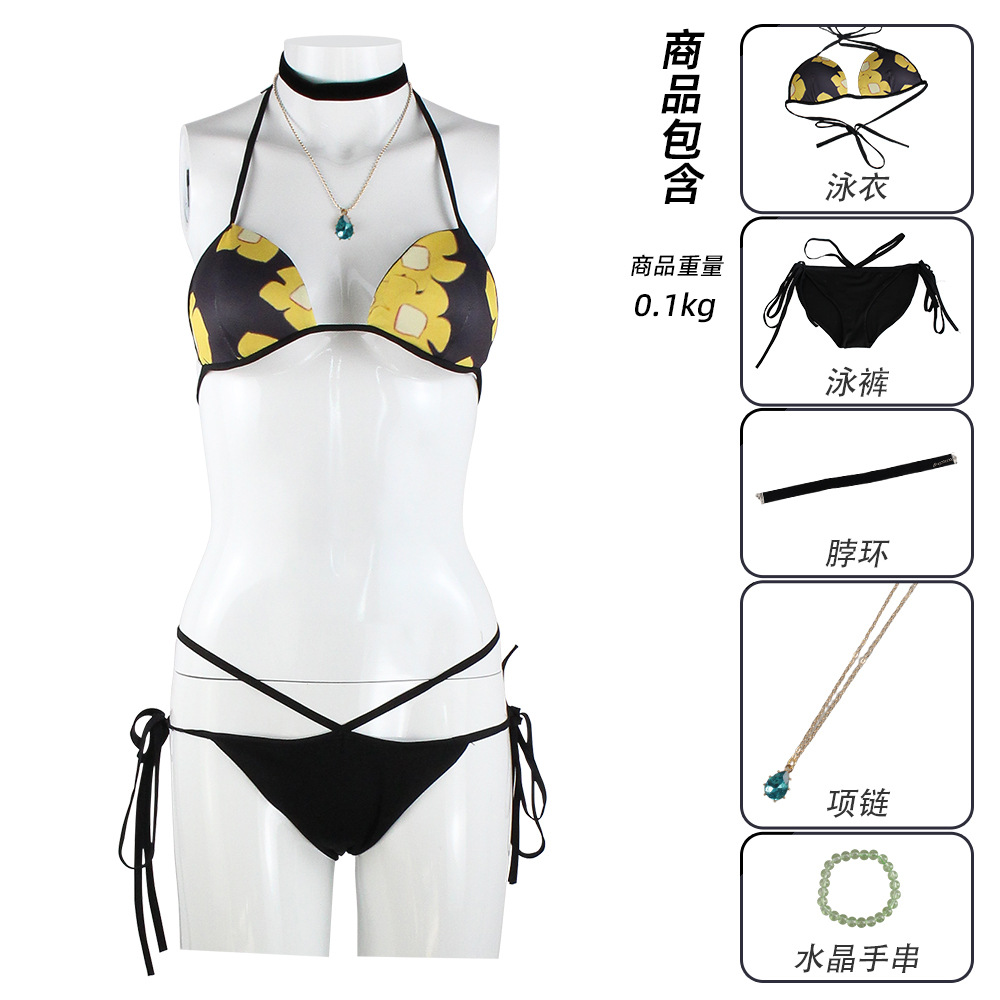 Halter Neck Top - 2 Model Baju Renang Bikini Gaya
