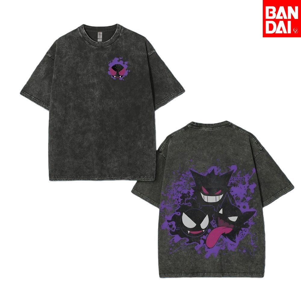 Vintage Summer Clothing Men - Kaus Pokemon Charizard Pria 2026 Musim