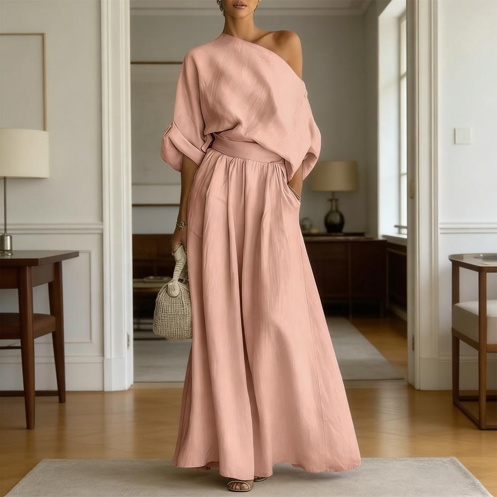 Summer Clothing Europe - Setelan Blus dan Celana Wanita Elegan