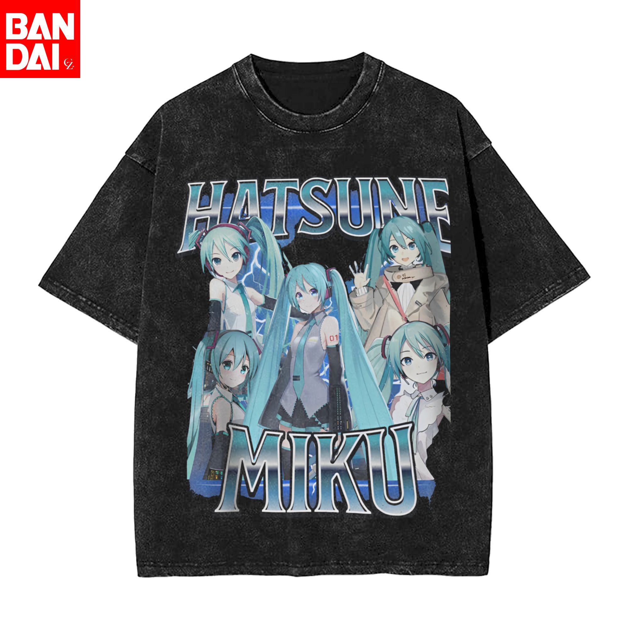 Vintage Summer Clothing Men - Kaos Vintage Hatsune Miku Anime Jepang