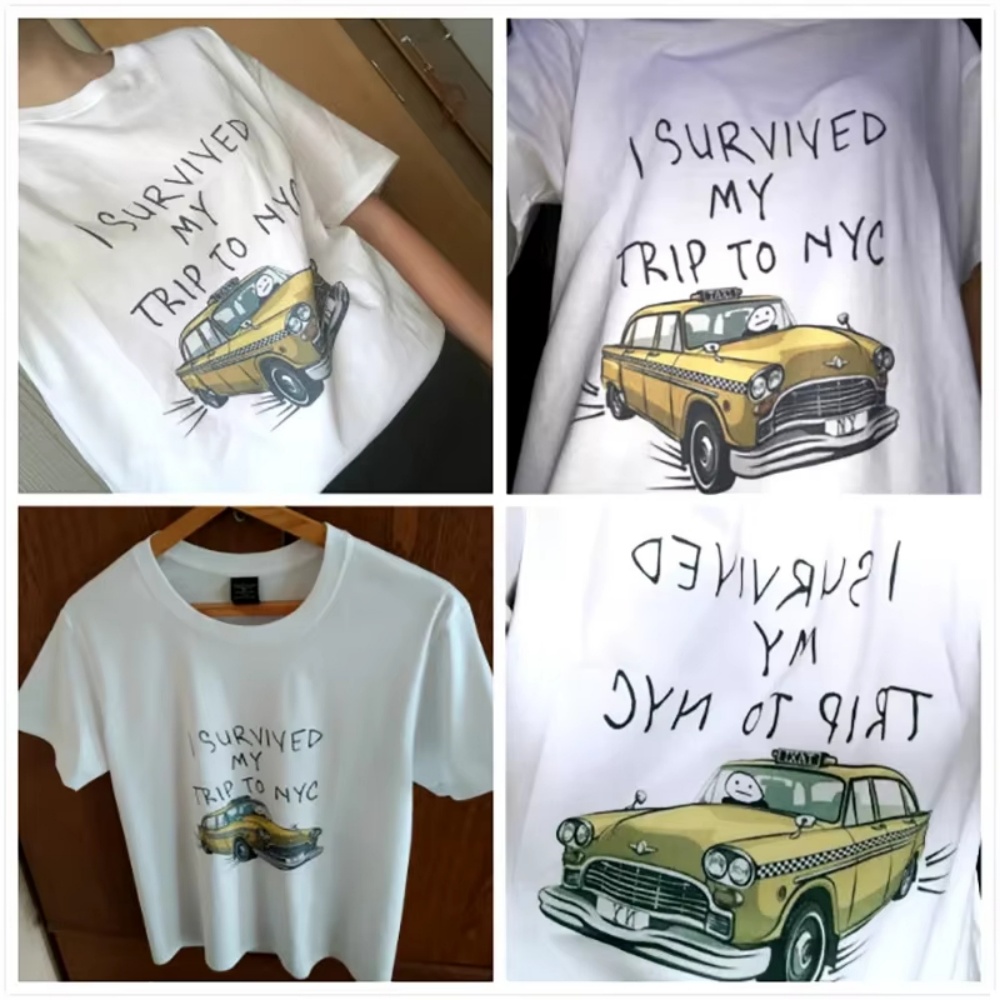 Summer Clothing Nyc - Kaos Grafis Taksi NYC Vintage unisex,