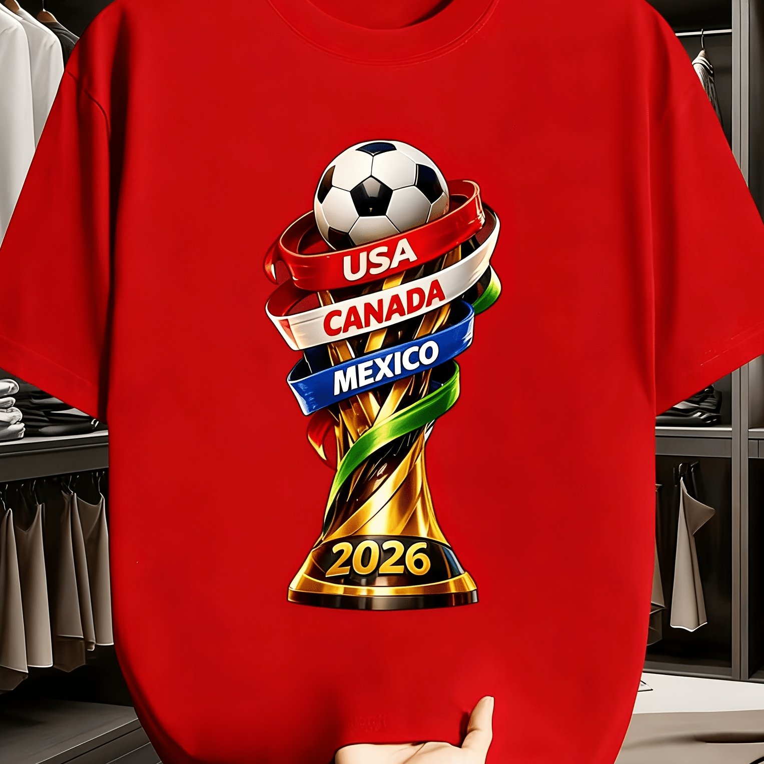 Summer Clothing Canada - Kaos Cetak Lucu Piala AS Kanada