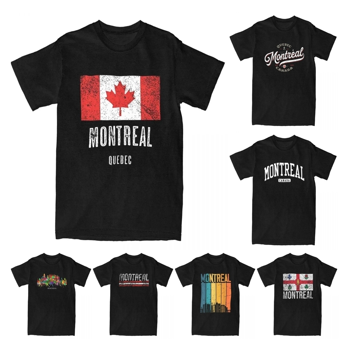 Summer Clothing Canada - Kaus pria baru Merch bendera Kanada