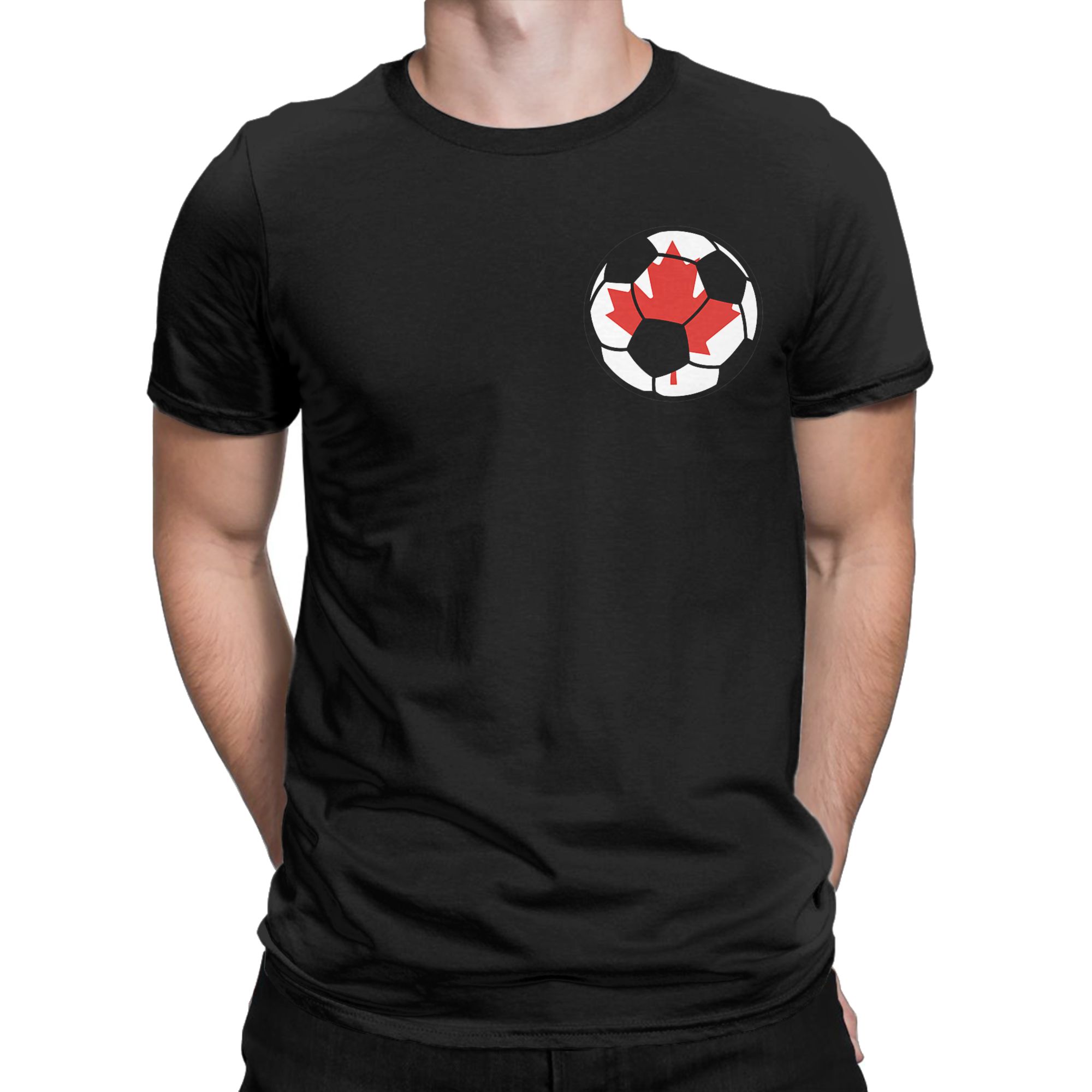 Summer Clothing Canada - Kaus Pria Bendera Kanada Bola Sepak