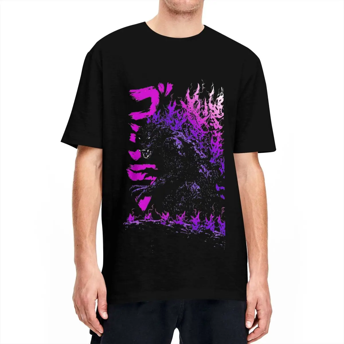 Vintage Summer Clothing Men - Kaus lengan pendek Vintage pria T-Shirt