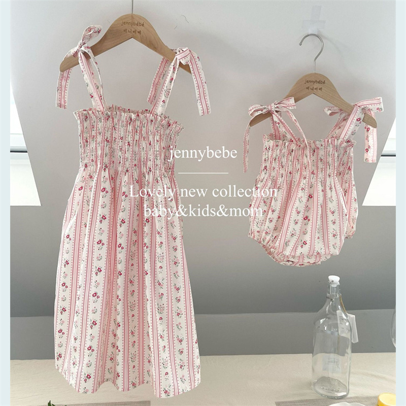 Summer Clothing Europe - Romper tali anak perempuan kecil manis