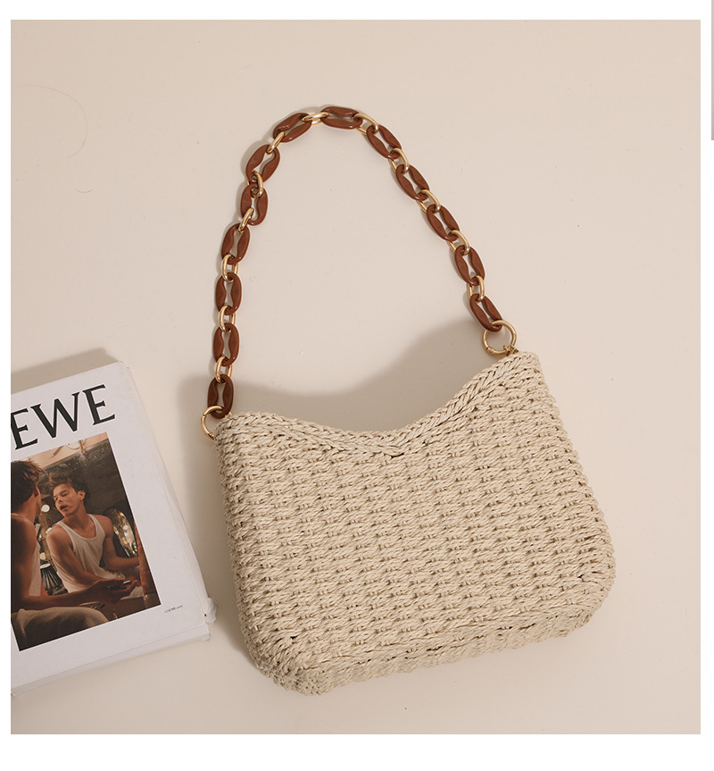 Beach Bag Straw - Tas Anyaman Jerami untuk Wanita: Tas
