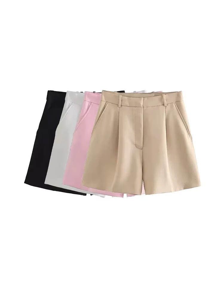 Summer Zara - Celana Pendek Bermuda Wanita Model Vintage