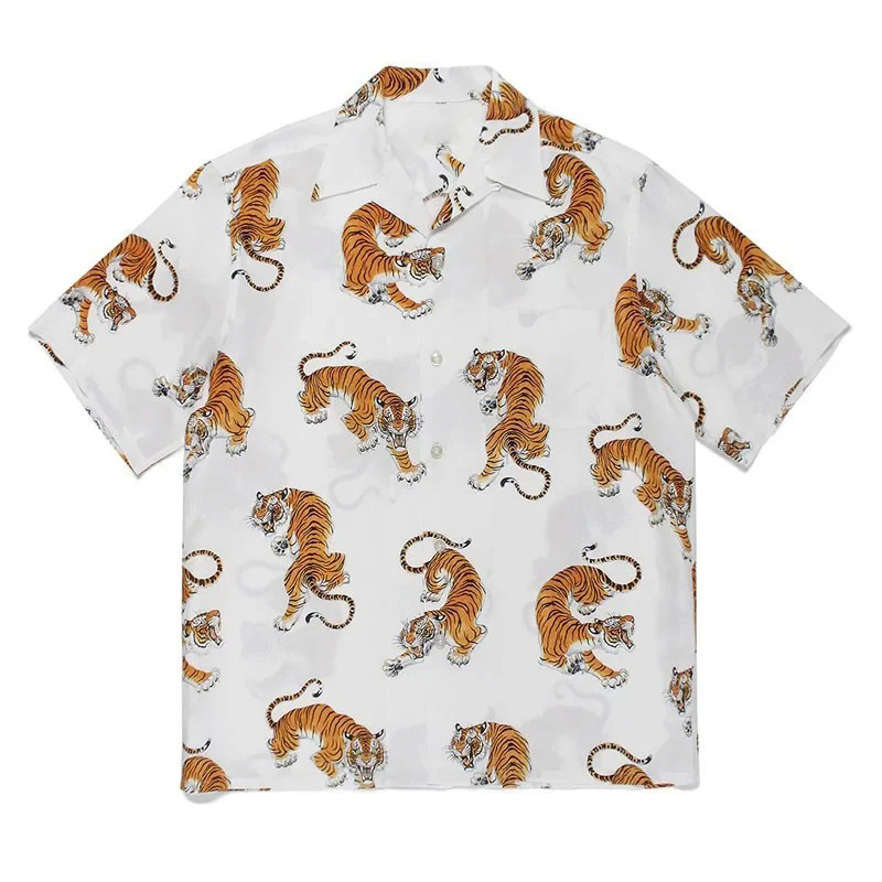 Summer Clothing Recommendations - Kemeja Motif Harimau Musim Panas yang