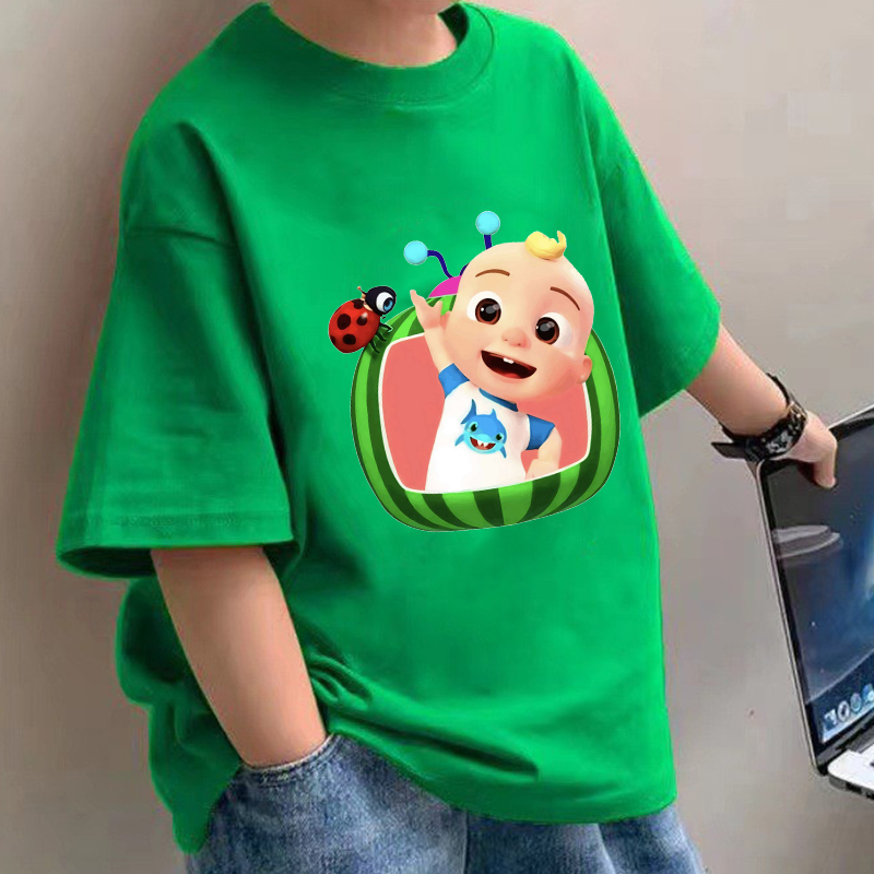 Summer Clothing Gifts - Kaus Bayi Cocomelons Kaus Lengan Pendek
