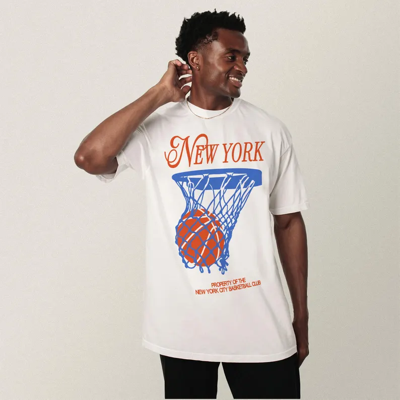 Summer Clothing Nyc - Kaus Basket New York Pria dan