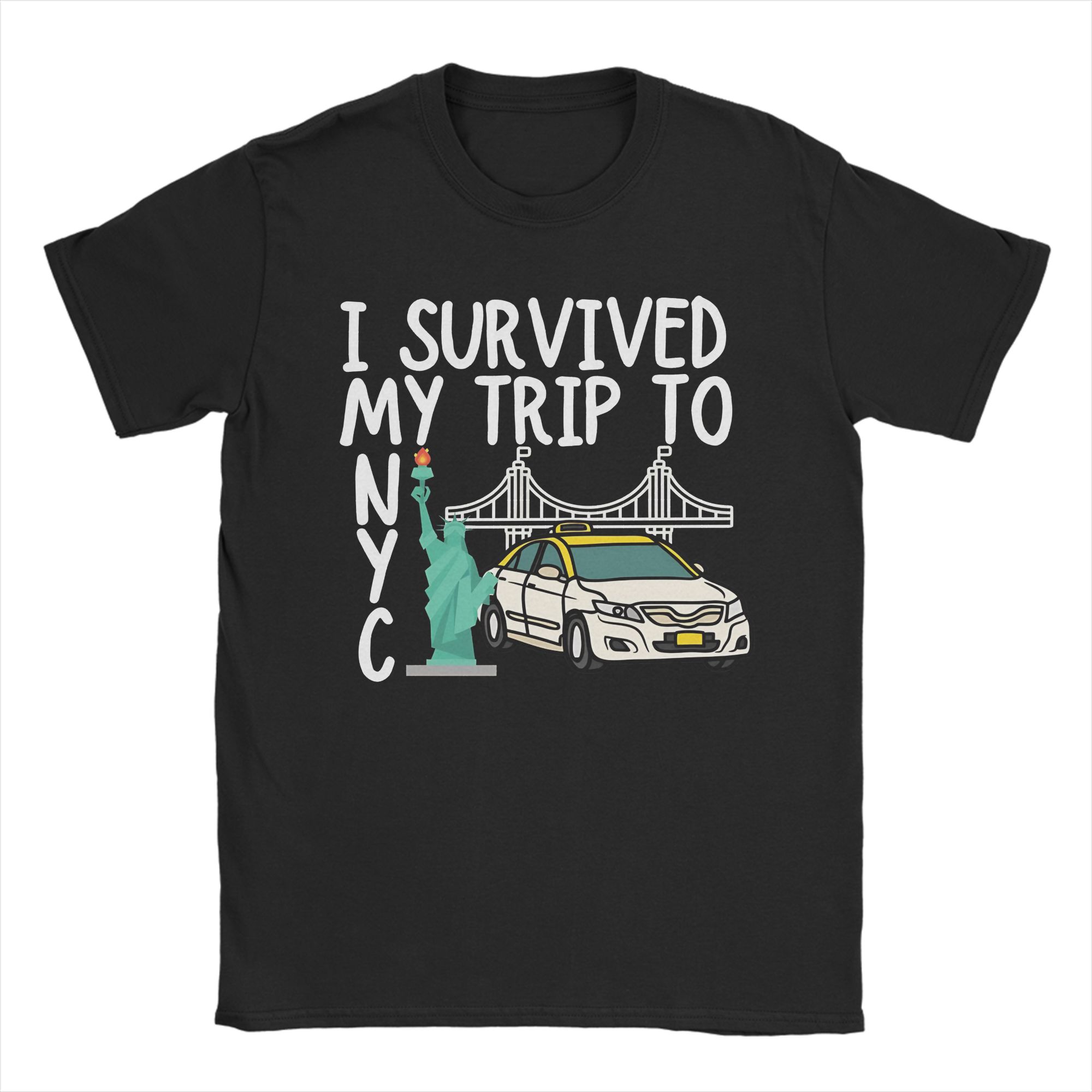 Summer Clothing Nyc - Kaos Vintage 'I Survived My Trip