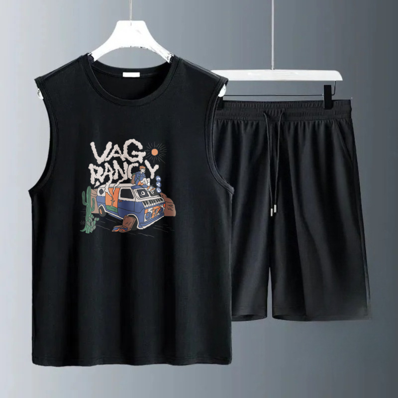 Set Tank Top Pria Musim Panas  - Summer Youth Clothing ulasan dan harga