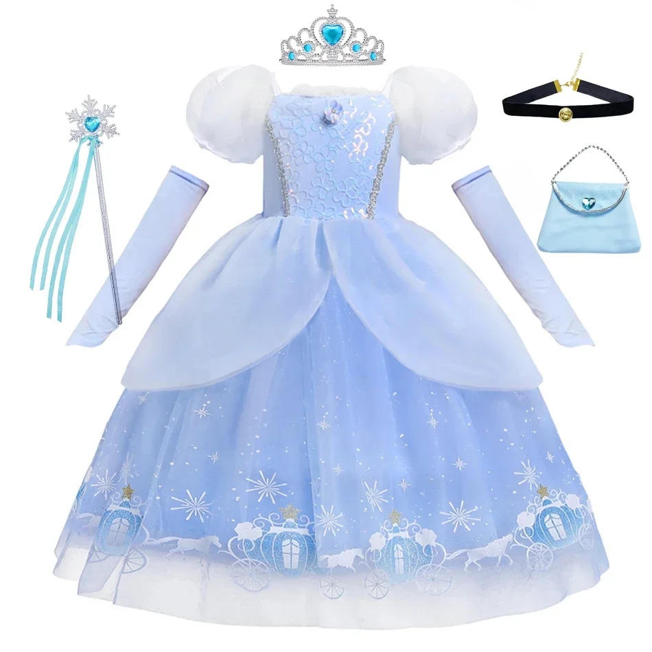 Gaun Cosplay putri Cinderella  - Summer Clothing Gifts ulasan dan harga
