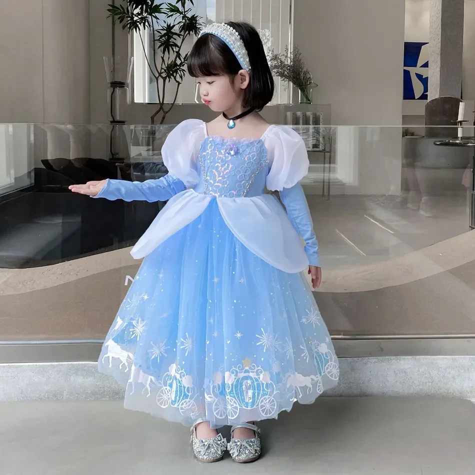 Gaun Cosplay putri Cinderella  - Summer Clothing Gifts ulasan dan harga