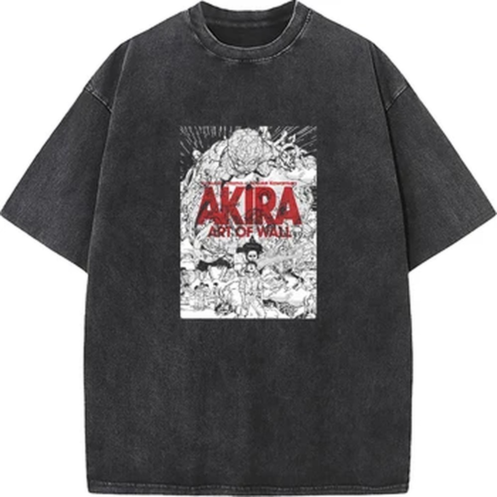 Kaos T-shirt Cetak Grafis Mang - Vintage Summer Clothing Men ulasan dan harga