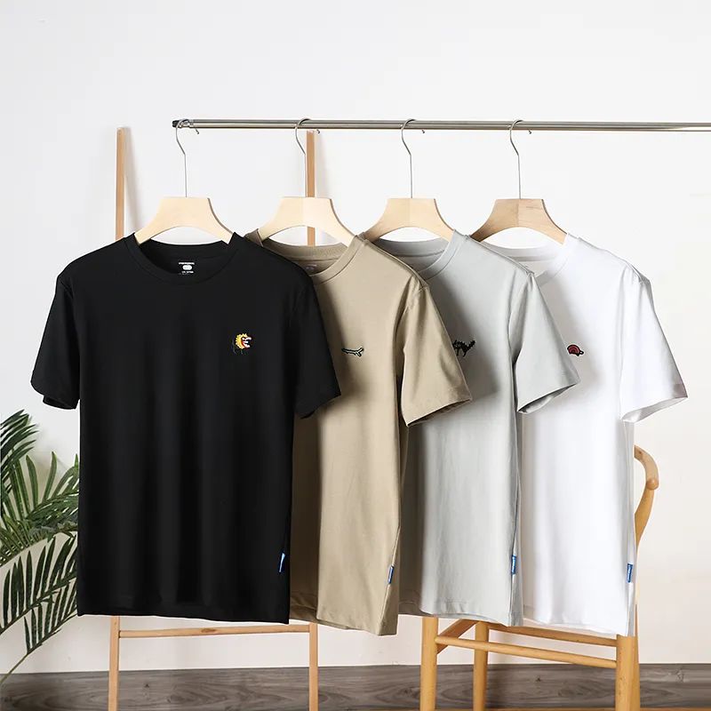 Kaos Lengan Pendek Leher Bulat - Summer Clothing Staples ulasan dan harga