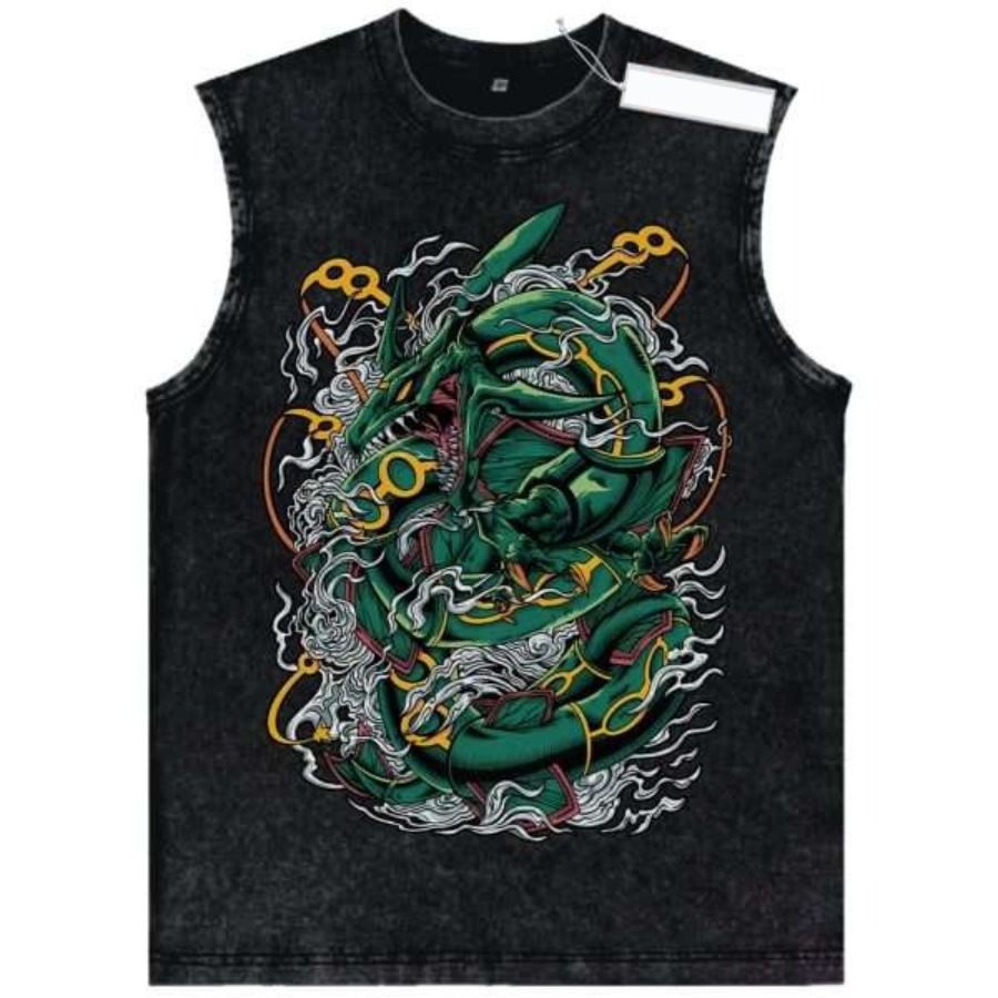 Tank Top Karakter Pokemon Vint - Vintage Summer Clothing Men ulasan dan harga