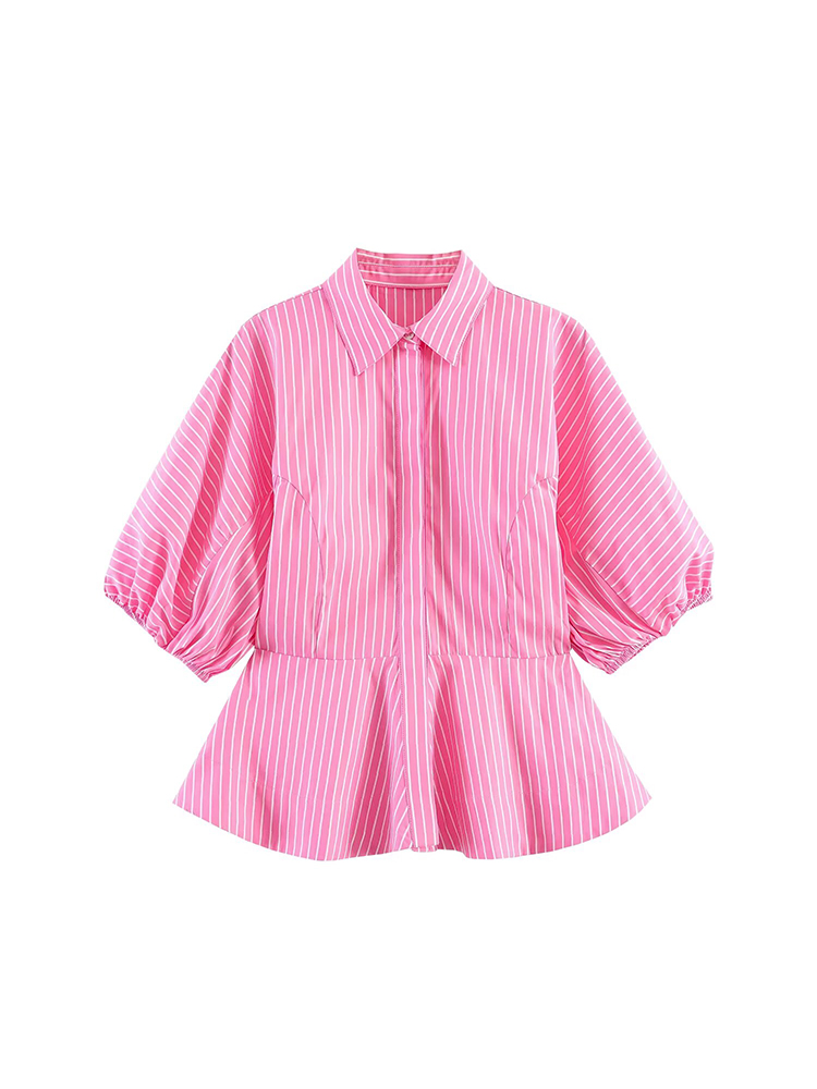 TFMLN Kemeja Bergaris Wanita K - Summer Youth Clothing ulasan dan harga