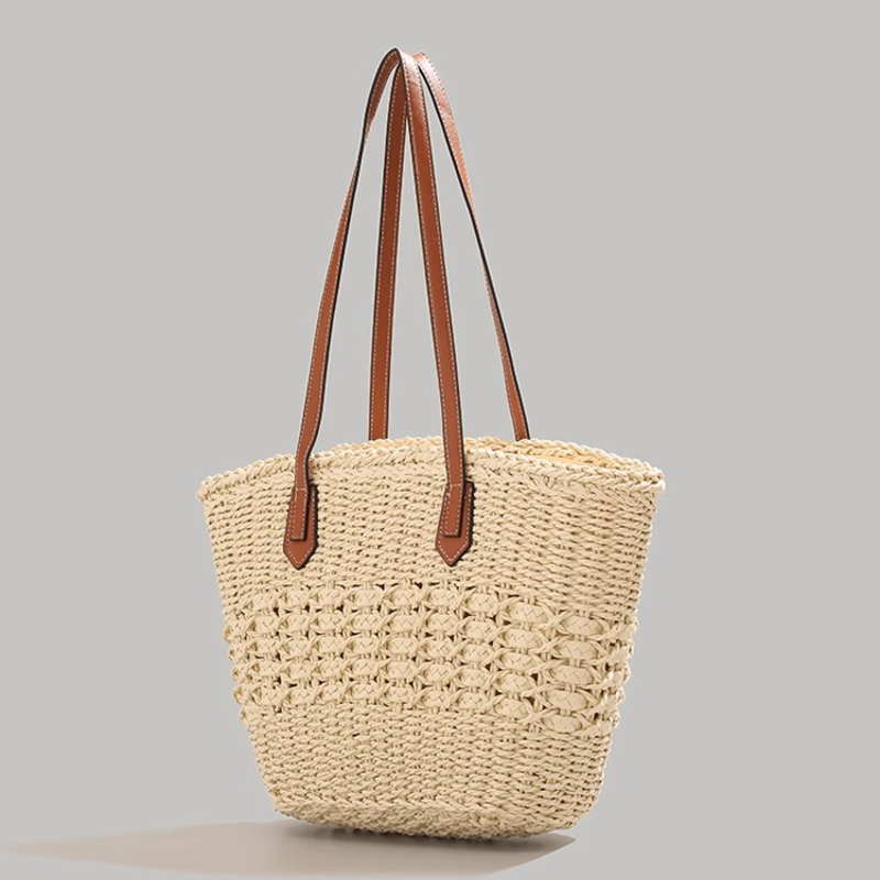 Tas Jerami Lipat Ekstra Besar  - Beach Bag Straw ulasan dan harga