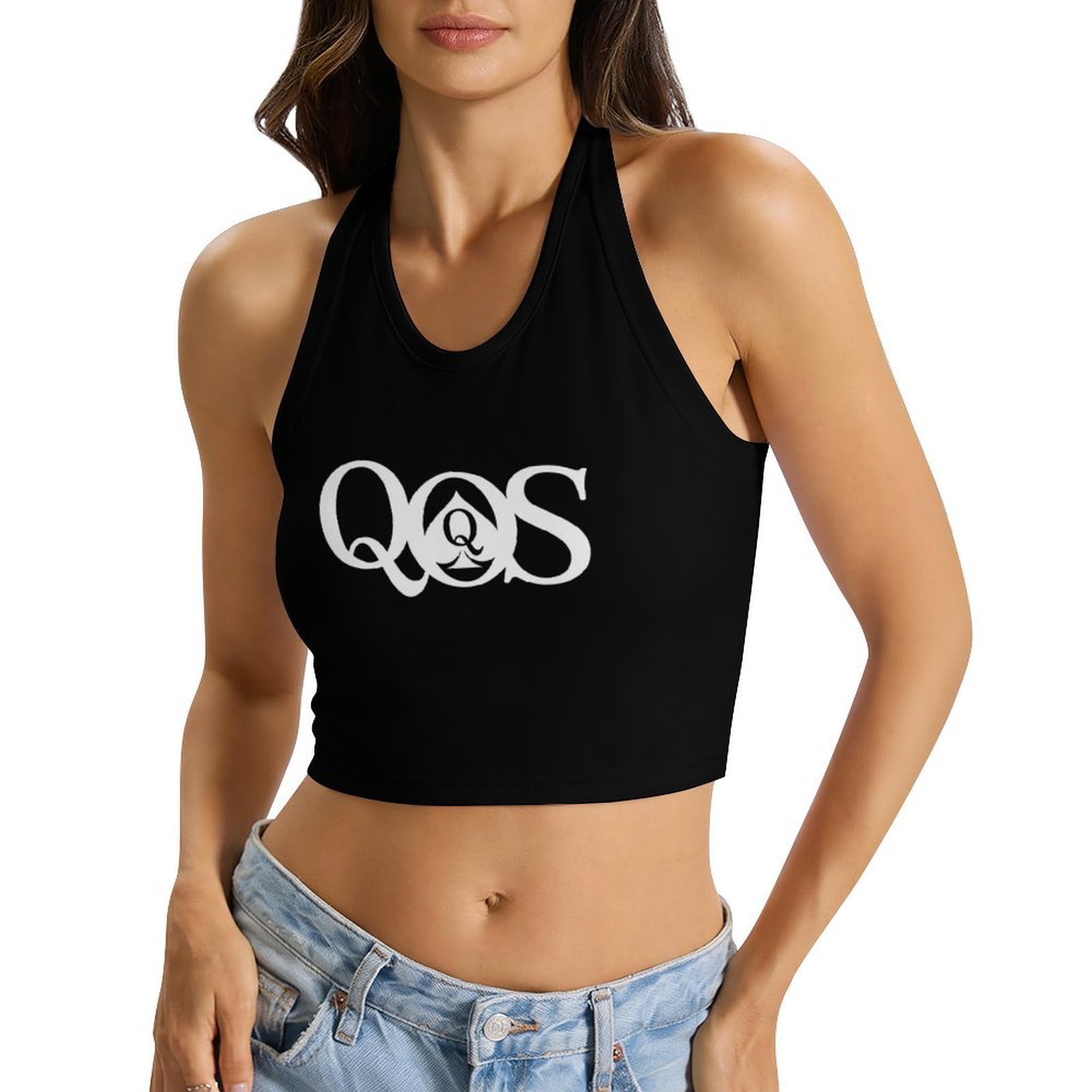 Atasan Halter Wanita dengan Ce - Halter Neck Top ulasan dan harga