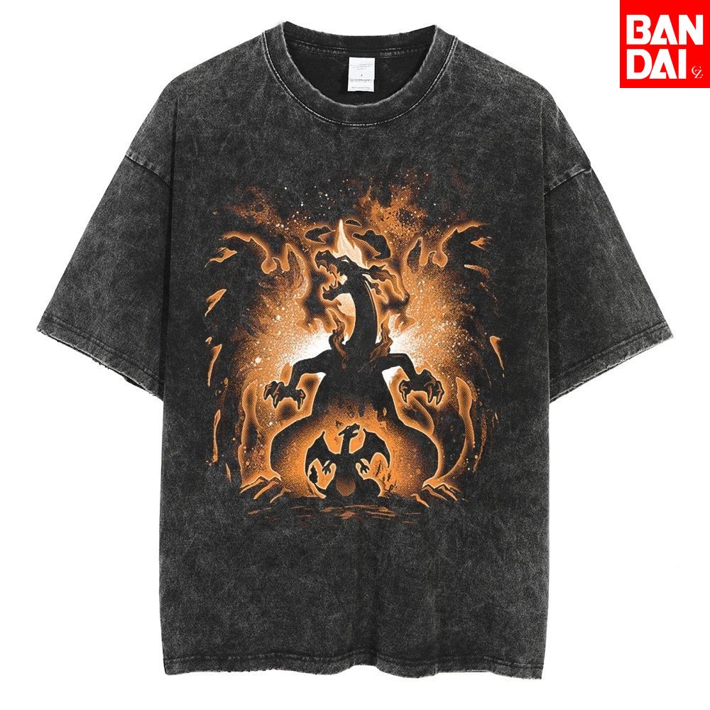 Kaus Pokemon Charizard Pria 20 - Vintage Summer Clothing Men ulasan dan harga
