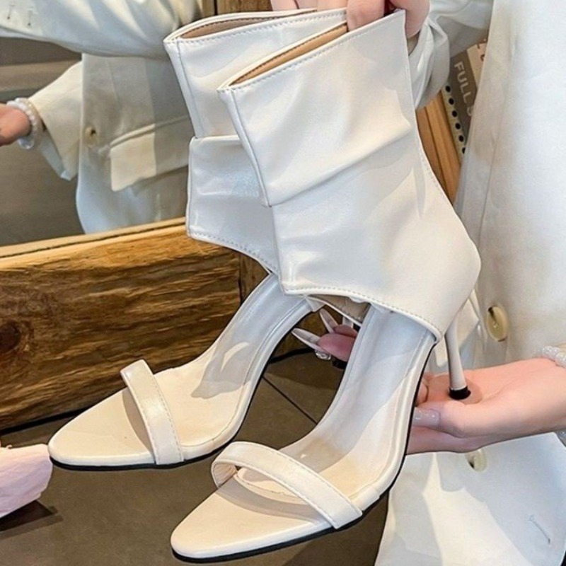 Sepatu Sandal Boots Hak Tipis  - Summer Clothing Sale ulasan dan harga