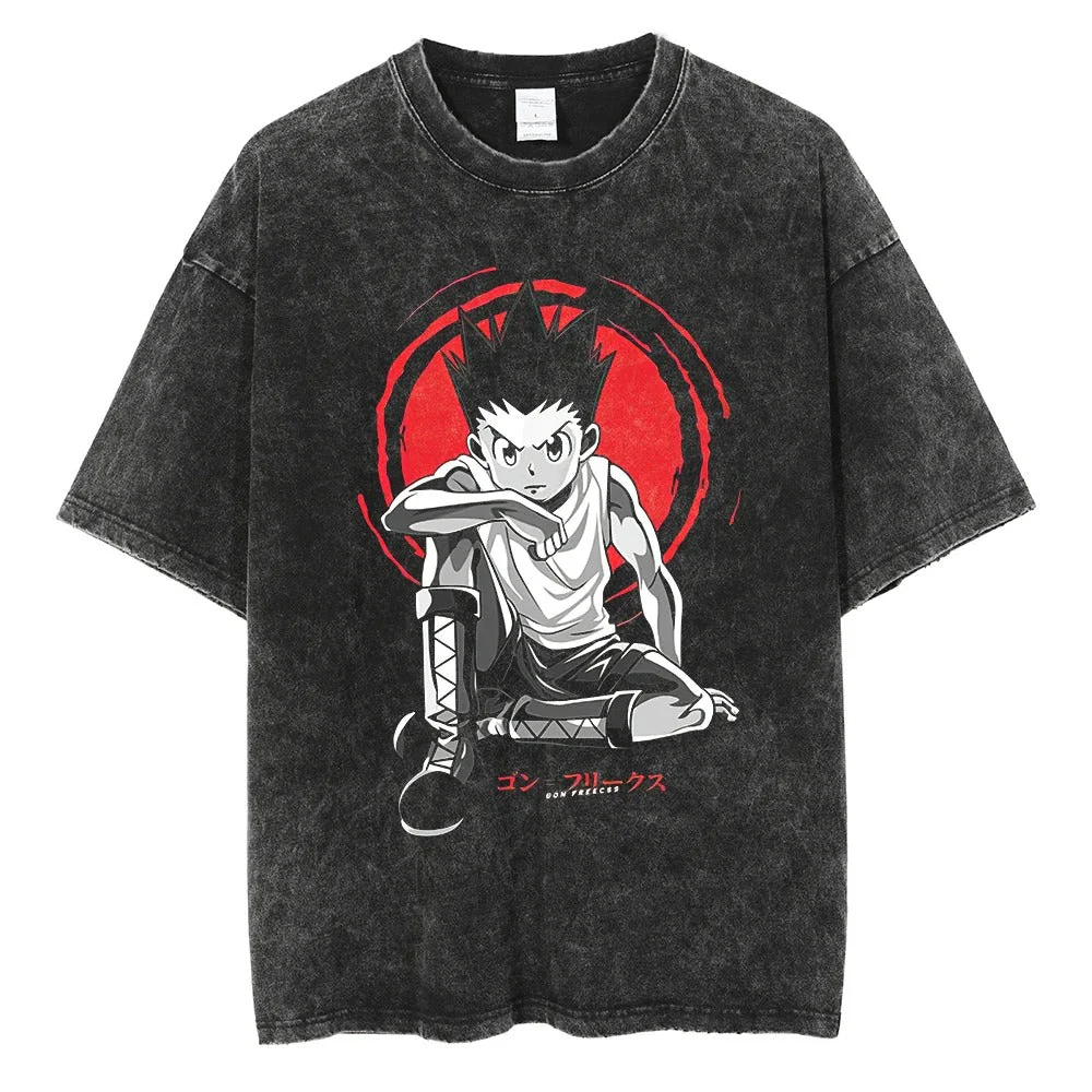 Kaos Hunter X Hunter Phantom T - Vintage Summer Clothing Men ulasan dan harga