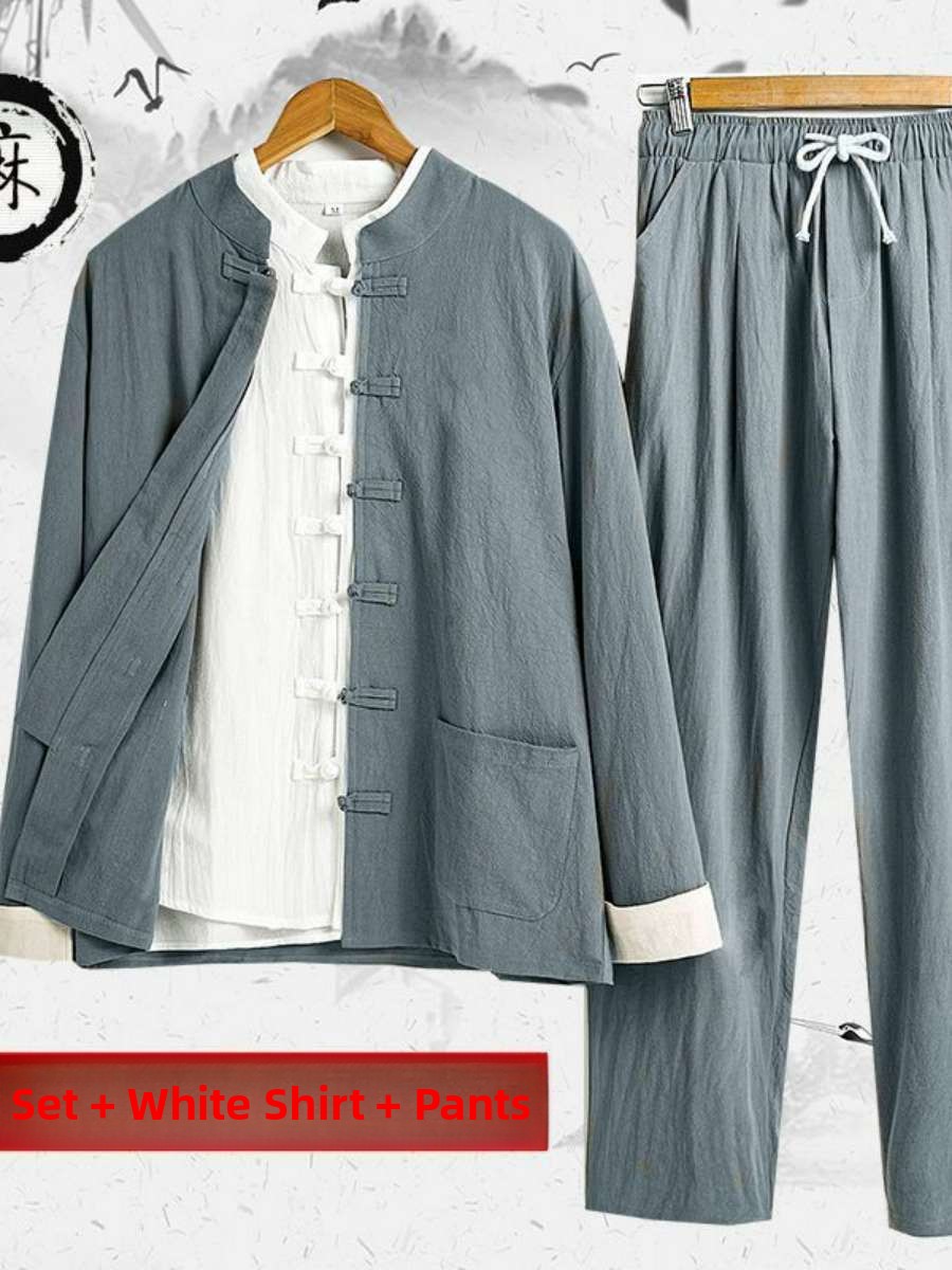 Set Kostum Tiongkok Kuno Linen - Summer Clothing Staples ulasan dan harga