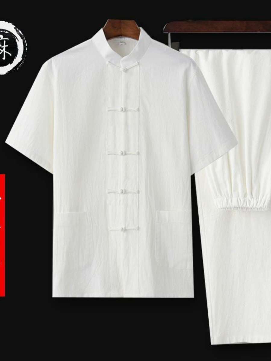 Set Kostum Tiongkok Kuno Linen - Summer Clothing Staples ulasan dan harga