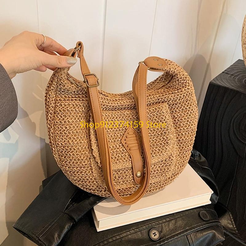 G5AE Tas Pantai Jerami Wanita  - Beach Bag Straw ulasan dan harga