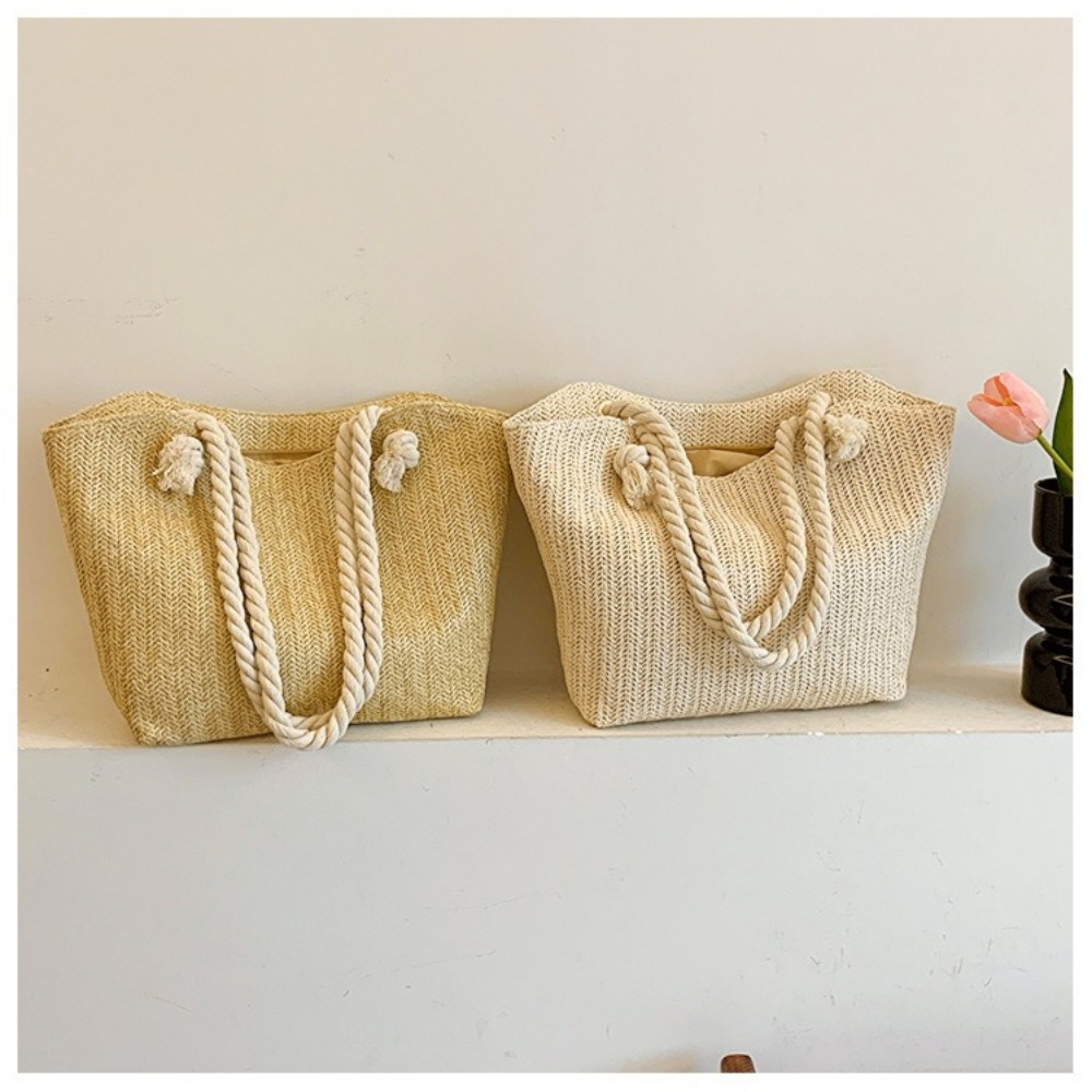 Tas Pantai Musim Panas Baru Ka - Beach Bag Straw ulasan dan harga