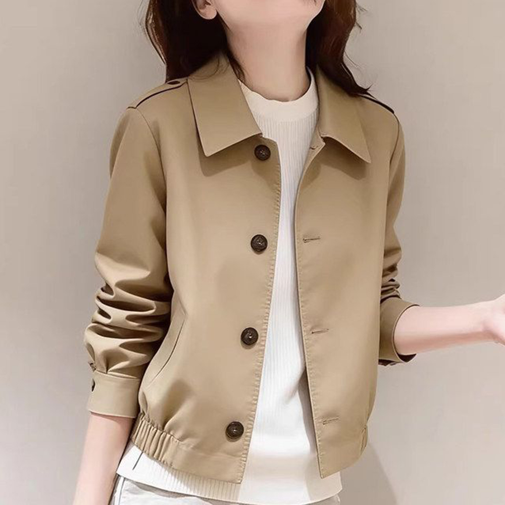 Jas trench wanita khaki kecil  - Summer Clothing New Look ulasan dan harga
