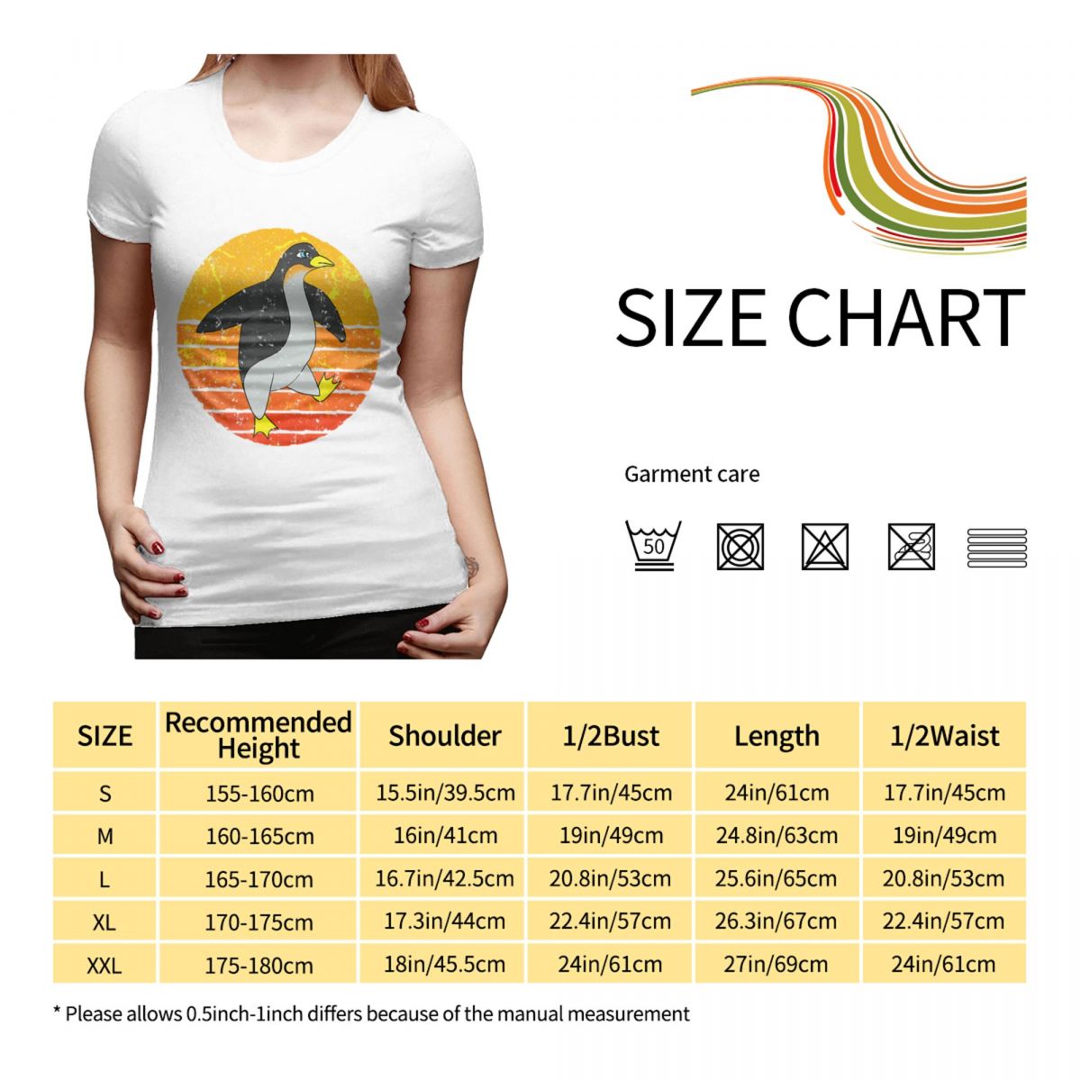 Kaos Wanita Retro Penguin Summ - Summer Clothing Staples ulasan dan harga