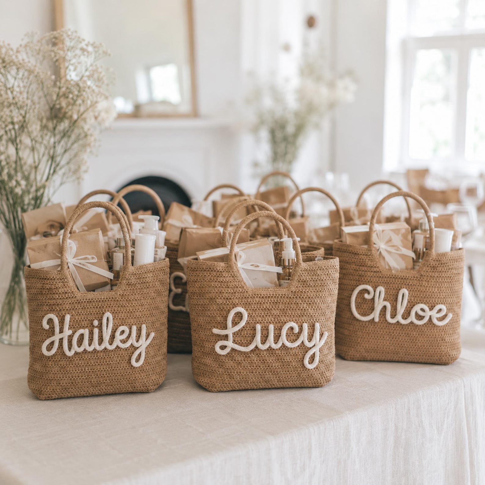 Tas Jinjing Kustom yang Dipers - Beach Bag Straw ulasan dan harga