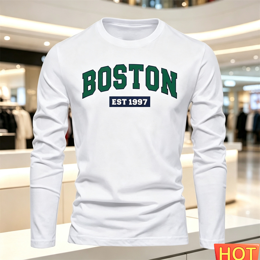 Kaos Lengan Panjang Pria Musim - Summer Clothing Men ulasan dan harga