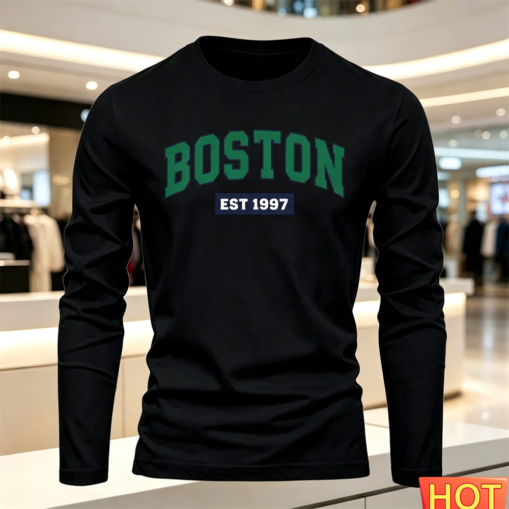 Kaos Lengan Panjang Pria Musim - Summer Clothing Men ulasan dan harga