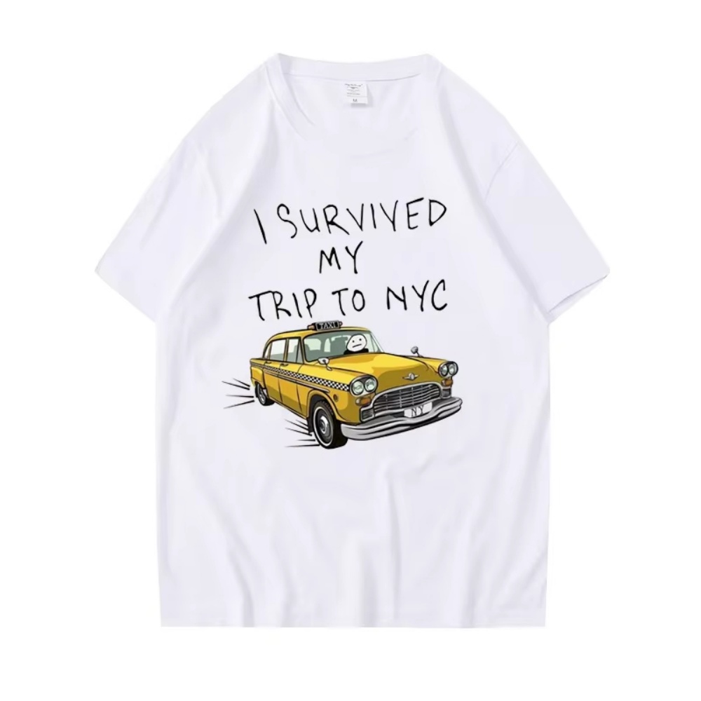 Kaos Grafis Taksi NYC Vintage  - Summer Clothing Nyc ulasan dan harga