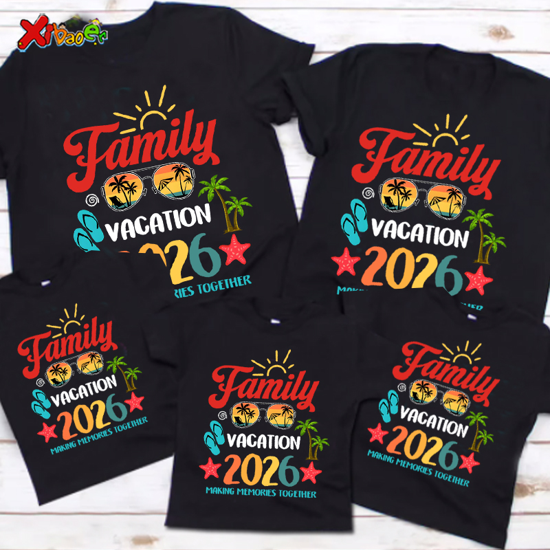Kaos Liburan Keluarga Kustom 2 - Summer Clothing Europe ulasan dan harga