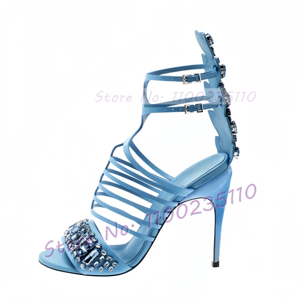 Sandal Kandang Berhias Kristal - Summer Clothing Sale ulasan dan harga