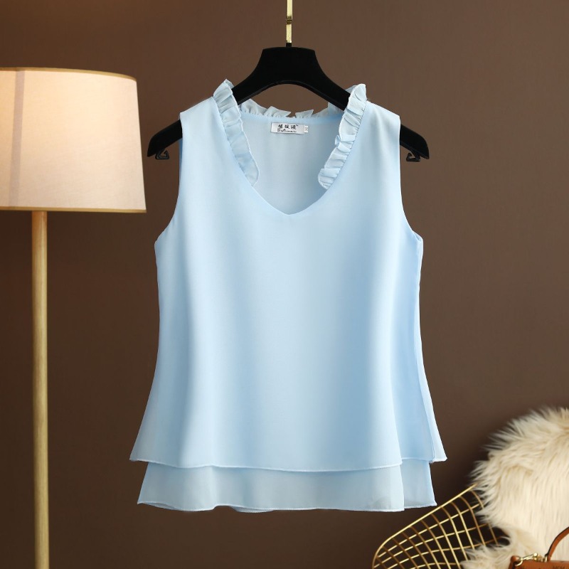Atasan Sifon Halter Ukuran Bes - Halter Neck Top ulasan dan harga