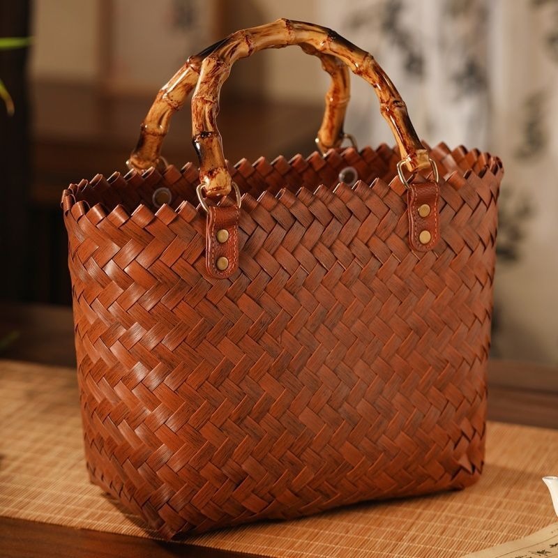 Tas Tangan Buatan Tangan Murni - Beach Bag Straw ulasan dan harga