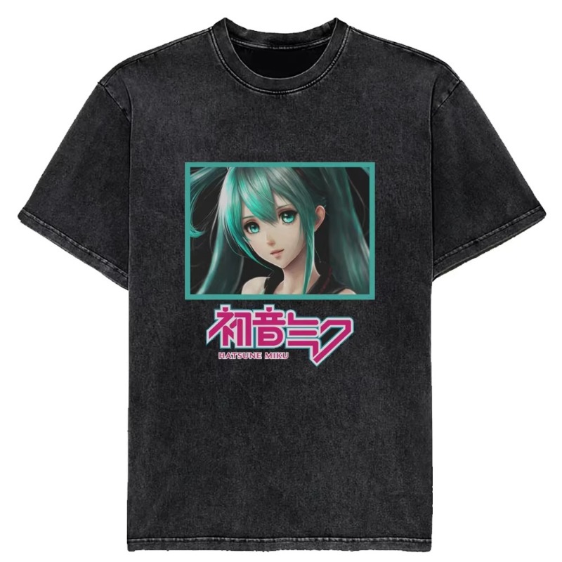 Kaos Vintage Hatsune Miku Anim - Vintage Summer Clothing Men ulasan dan harga