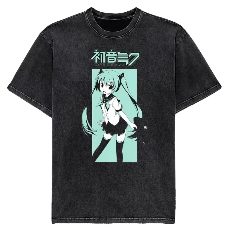Kaos Vintage Hatsune Miku Anim - Vintage Summer Clothing Men ulasan dan harga