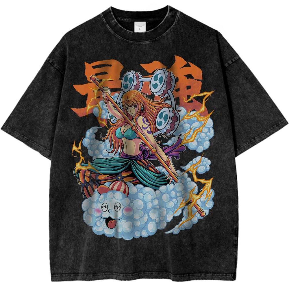 Kaos Anime Nico Robin One Piec - Vintage Summer Clothing Men ulasan dan harga