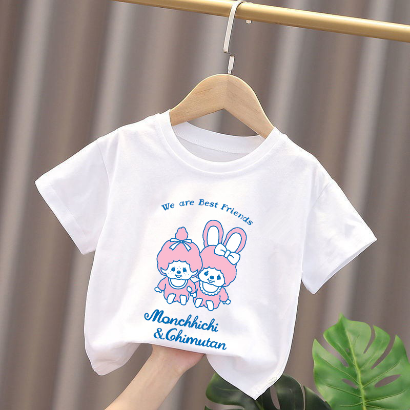 Kaus Anak-anak Monchhichi Kaus - Summer Clothing Gifts ulasan dan harga
