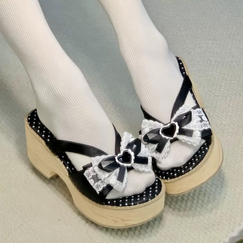 Sandal Platform Tebal Motif Ka - Summer Clothing Sale ulasan dan harga